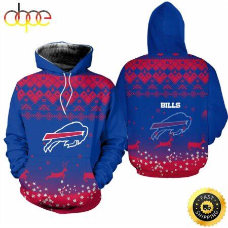 Buffalo-Bills-Christmas-Pattern-Reindeer-Football-NFL-All-Over-Print-Hoodie-Shirt