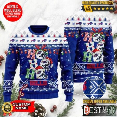 Buffalo-Bills-Football-Hohoho-Christmas-Ugly-Sweater-Personalized-Buffalo-Bills-Christmas-Sweater-1