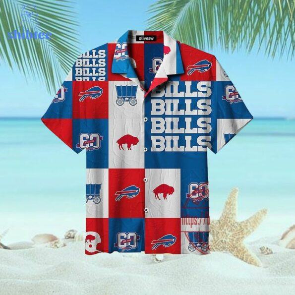 Buffalo-Bills-Football-Logo-Collection-Plaid-Pattern-Hawaiian-Shirt