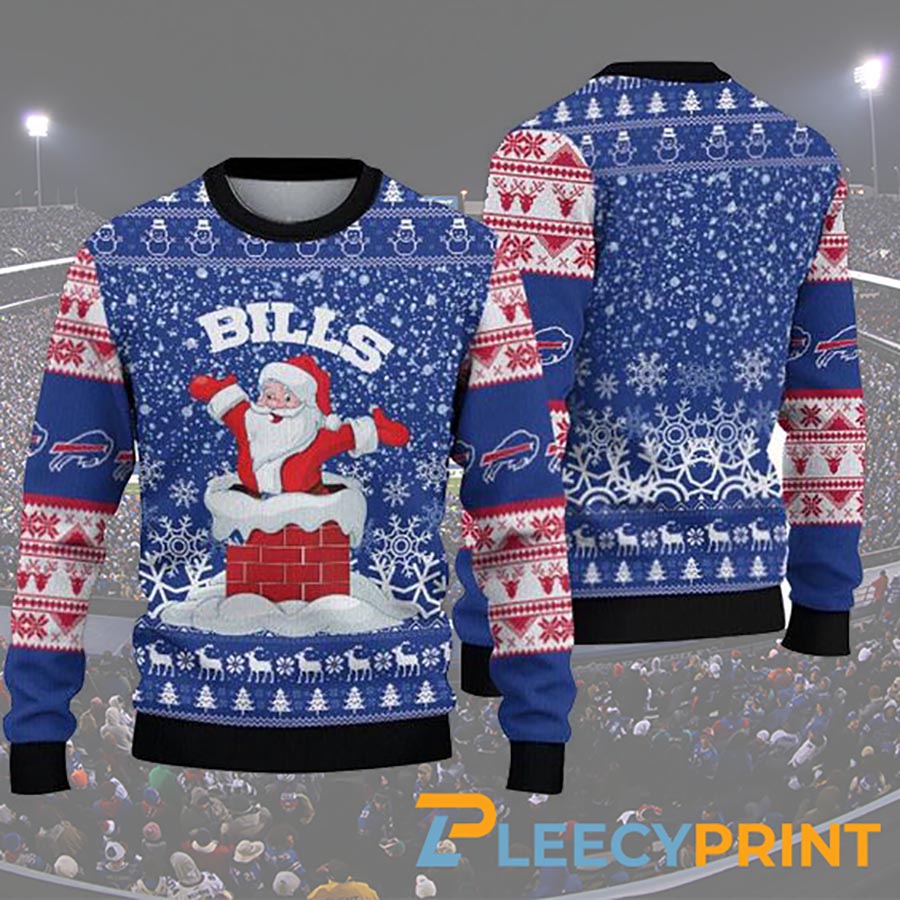 Buffalo-Bills-Funny-Santa-Claus-In-The-Chimney-Ugly-Sweater-Buffalo-Bills-Ugly-Sweater-1