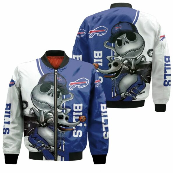 Buffalo-Bills-Jack-Skellington-And-Zero-3D-Bomber-Jacket-custom-for-fan