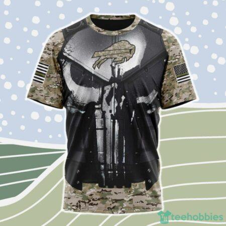 Buffalo-Bills-NFL-3D-Shirt-punisher-skull-Camo-Custom-Name-Number-1