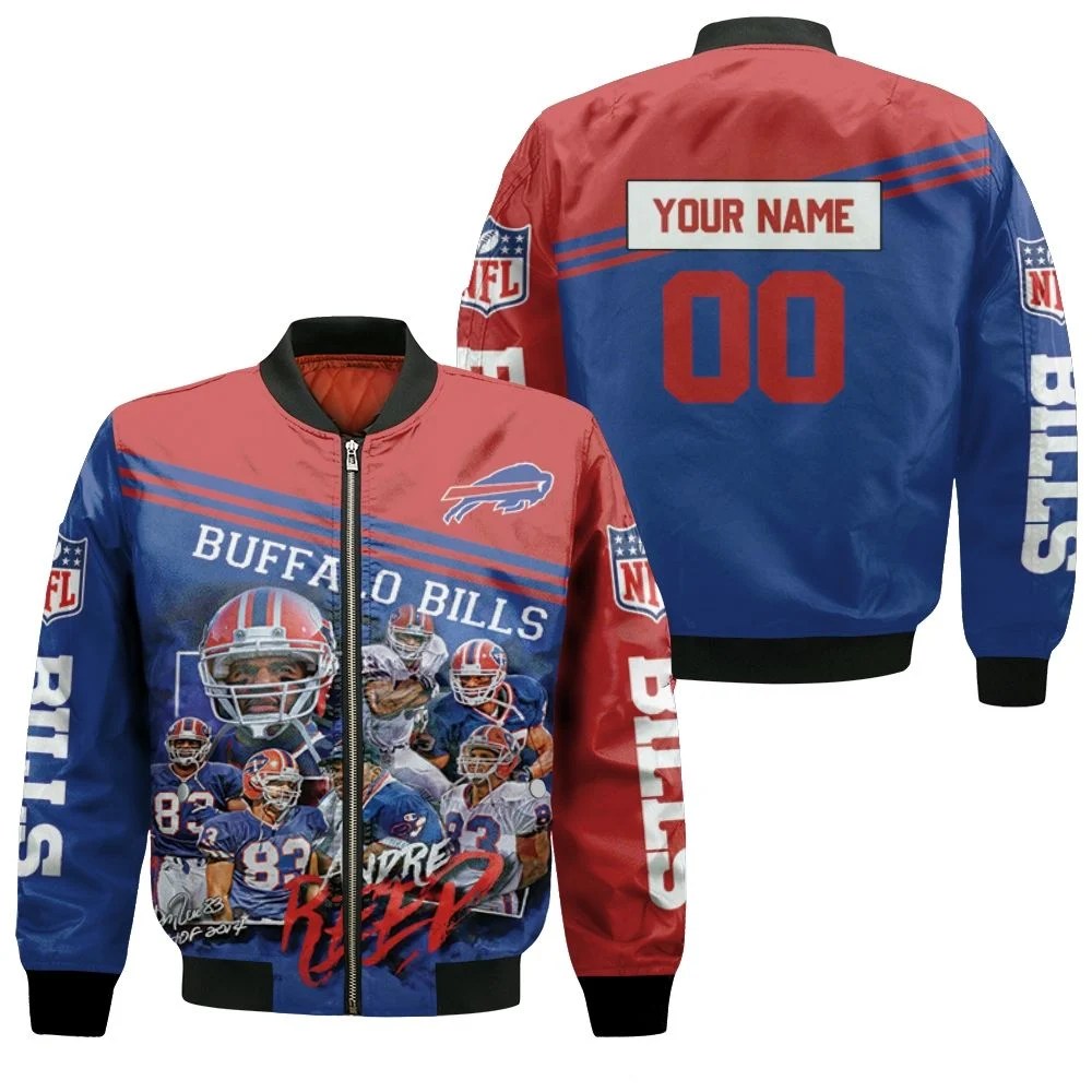 Buffalo-Bills-Nfl-Great-Players-Andre-Reed-83-2020-Personalized-Bomber-Jacket-custom-name-number-for-fan