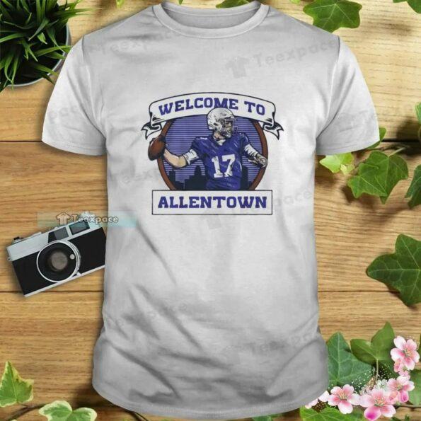 Buffalo-Bills-Welcome-To-Allen-Town-Josh-Allen-Shirt