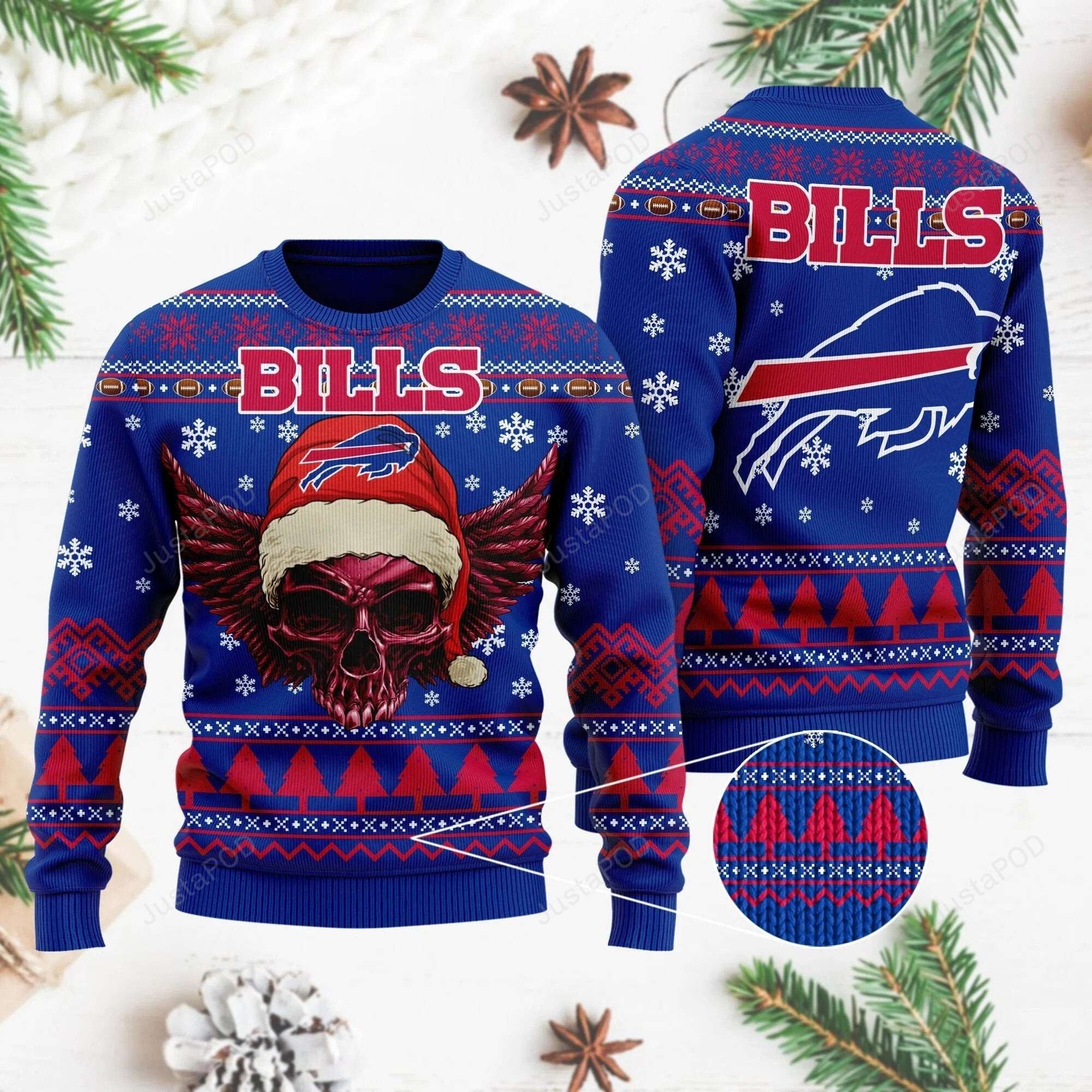 Buffalo-Bills-Wing-Skull-Santa-Hat-Ugly-Christmas-Sweater-Buffalo-Bills-Christmas-Sweater-1