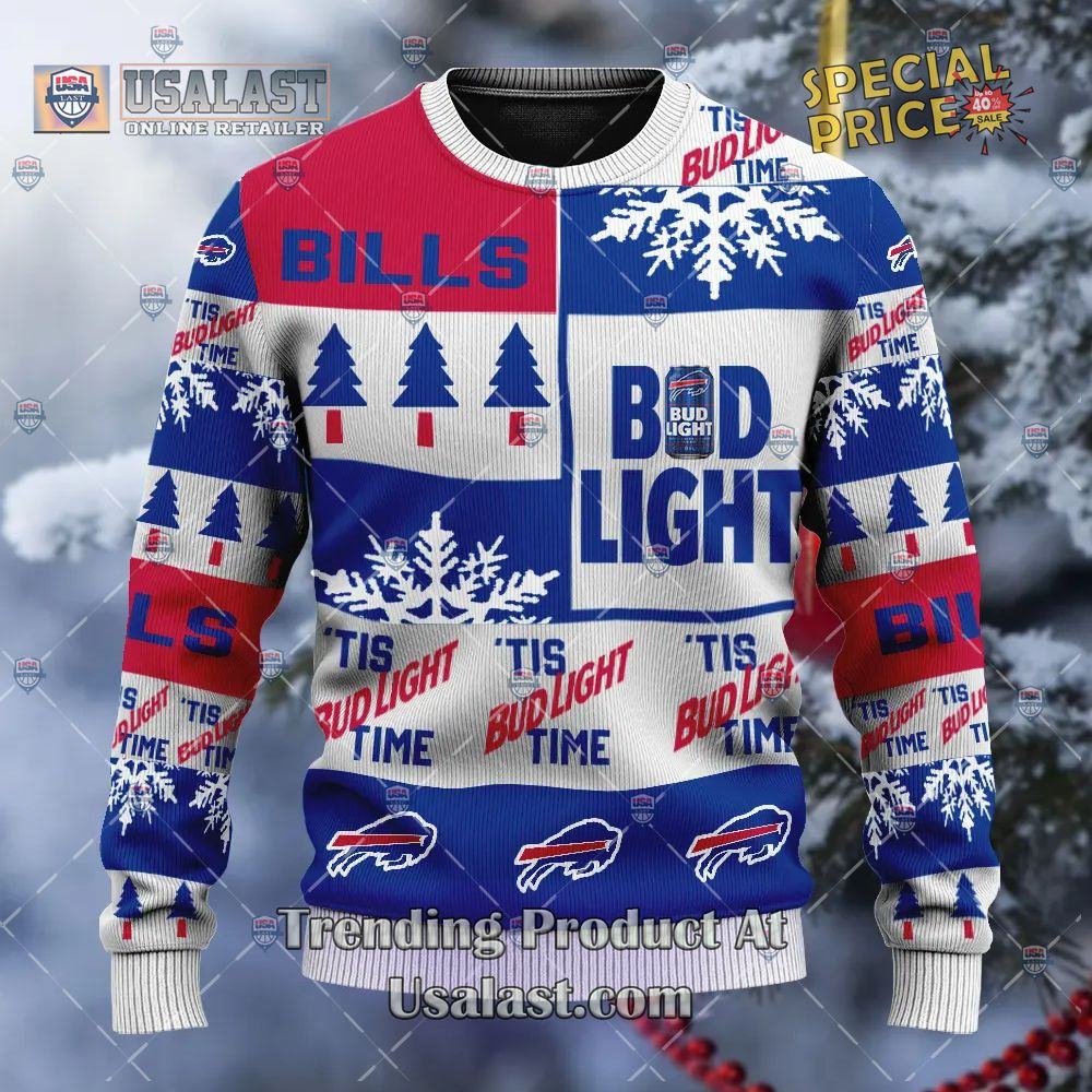 Buffalo-Bills-nfl-Bud-Light-Beer-3D-Ugly-Christmas-Sweater-gift-for-fan