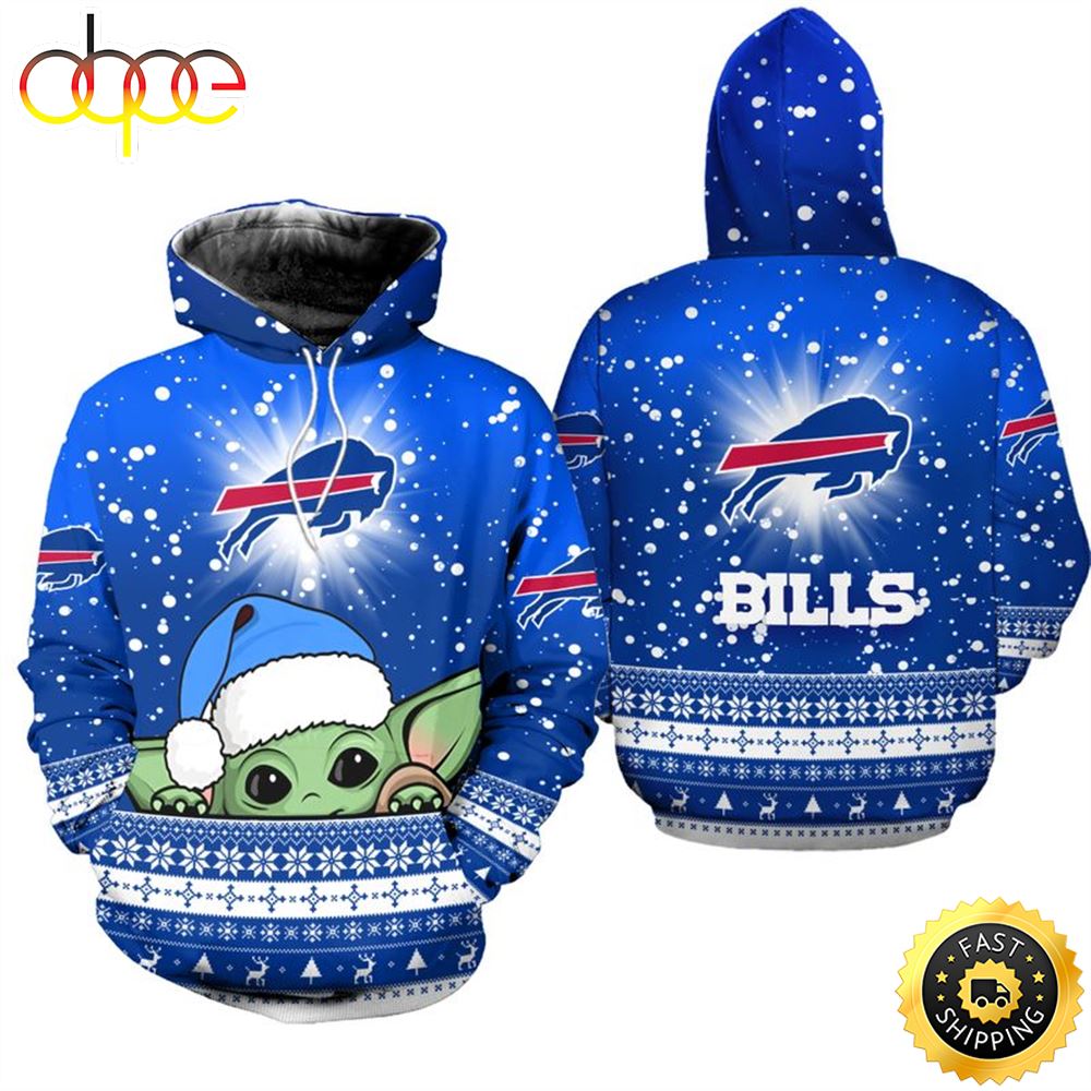 Buffalo-Bills-nfl-Christmas-baby-Yoda-Football-NFL-All-Over-Print-Hoodie-Shirt