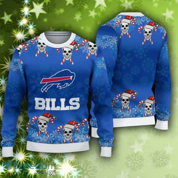 Buffalo-Bills-nfl-Fans-Skull-Handmade-3D-Ugly-Christmas-Sweater-gift