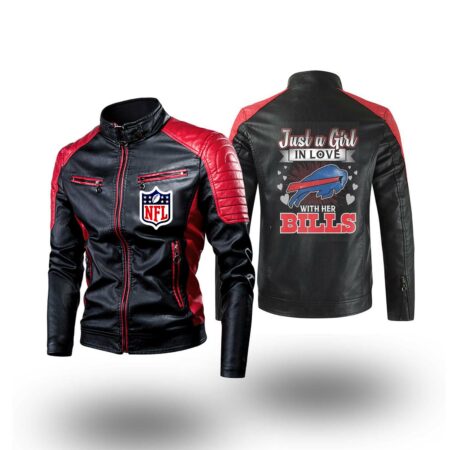 Buffalo-Bills-nfl-just-a-girl-in-love-with-her-bills-Classic-Biker-Leather-Jacket-custom