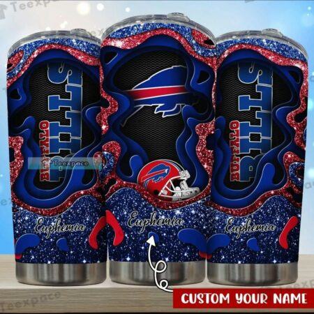 Custom-Buffalo-Bills-Glitter-Helmet-Tumbler