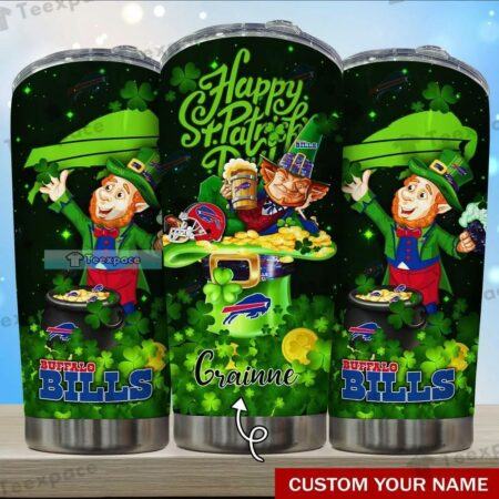 Custom-Buffalo-Bills-Happy-Saint-Patrick's-Day-Tumbler