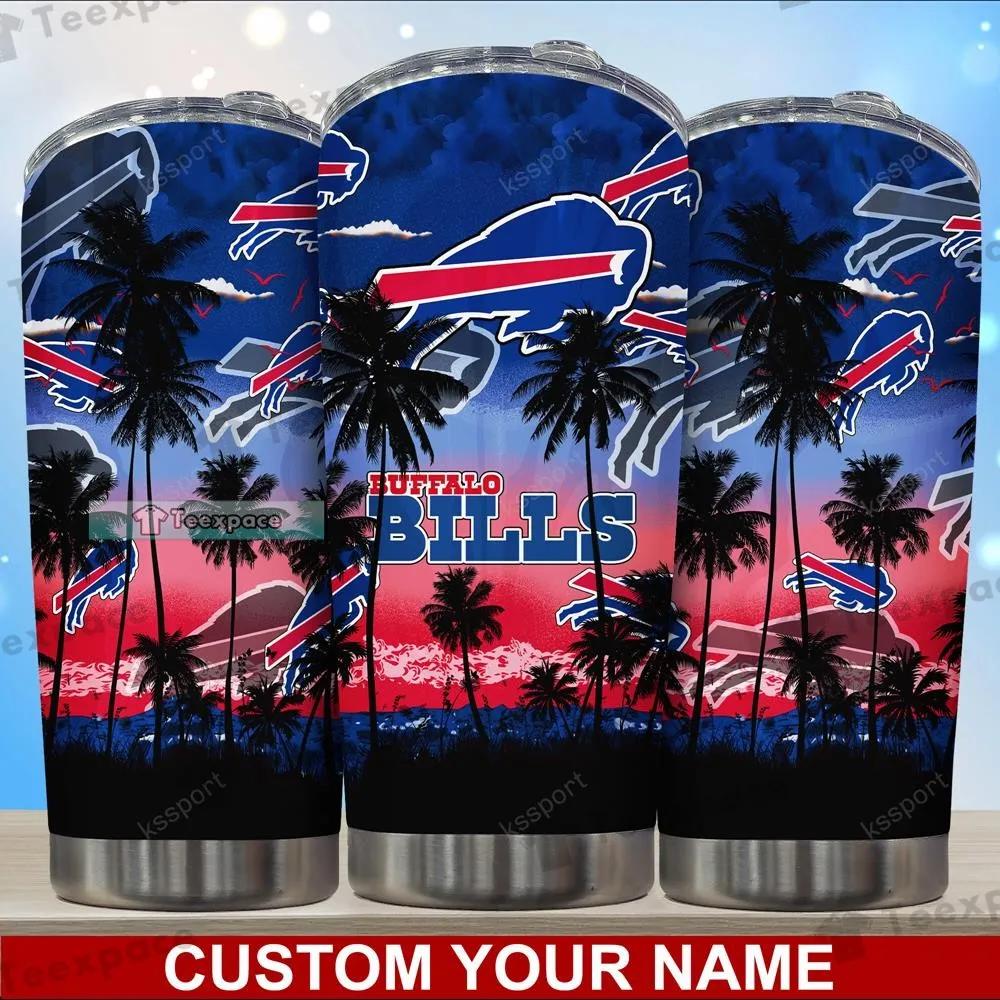 Custom-Buffalo-Bills-Hawaiian-Sunset-Tumbler