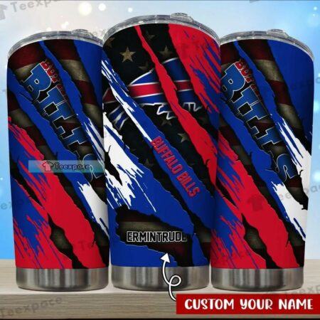 Custom-Buffalo-Bills-Wild-Football-Tumbler