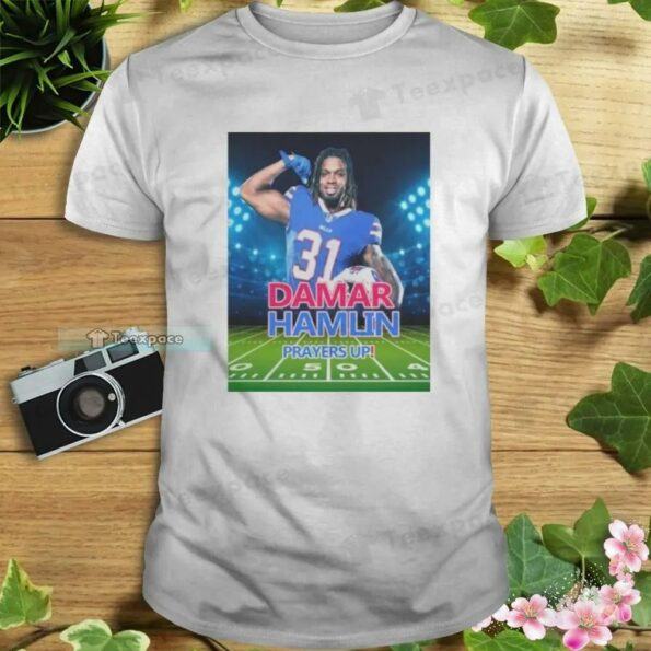 Damar-Hamlin-Prayers-Up-Buffalo-Bills-Shirt