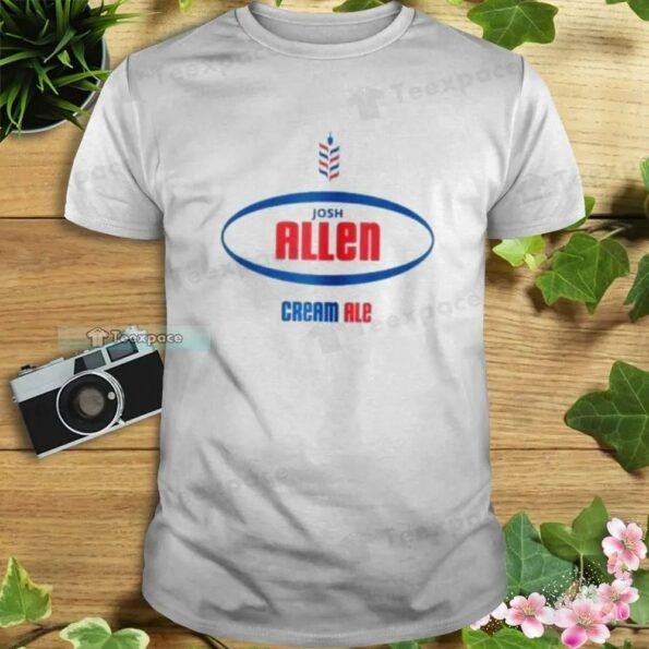 Josh-Allen-Cream-Ale-Buffalo-Bills-Shirt