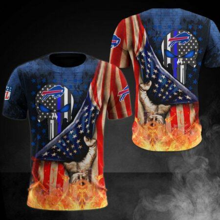 NFL-Buffalo-Bills-American-Flag-Punisher-Skull-T-Shirt