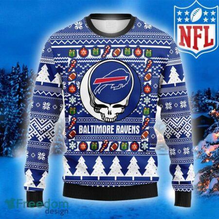 NFL-Buffalo-Bills-Grateful-Dead-3D-Logo-Ugly-Christmas-Sweater-For-fan
