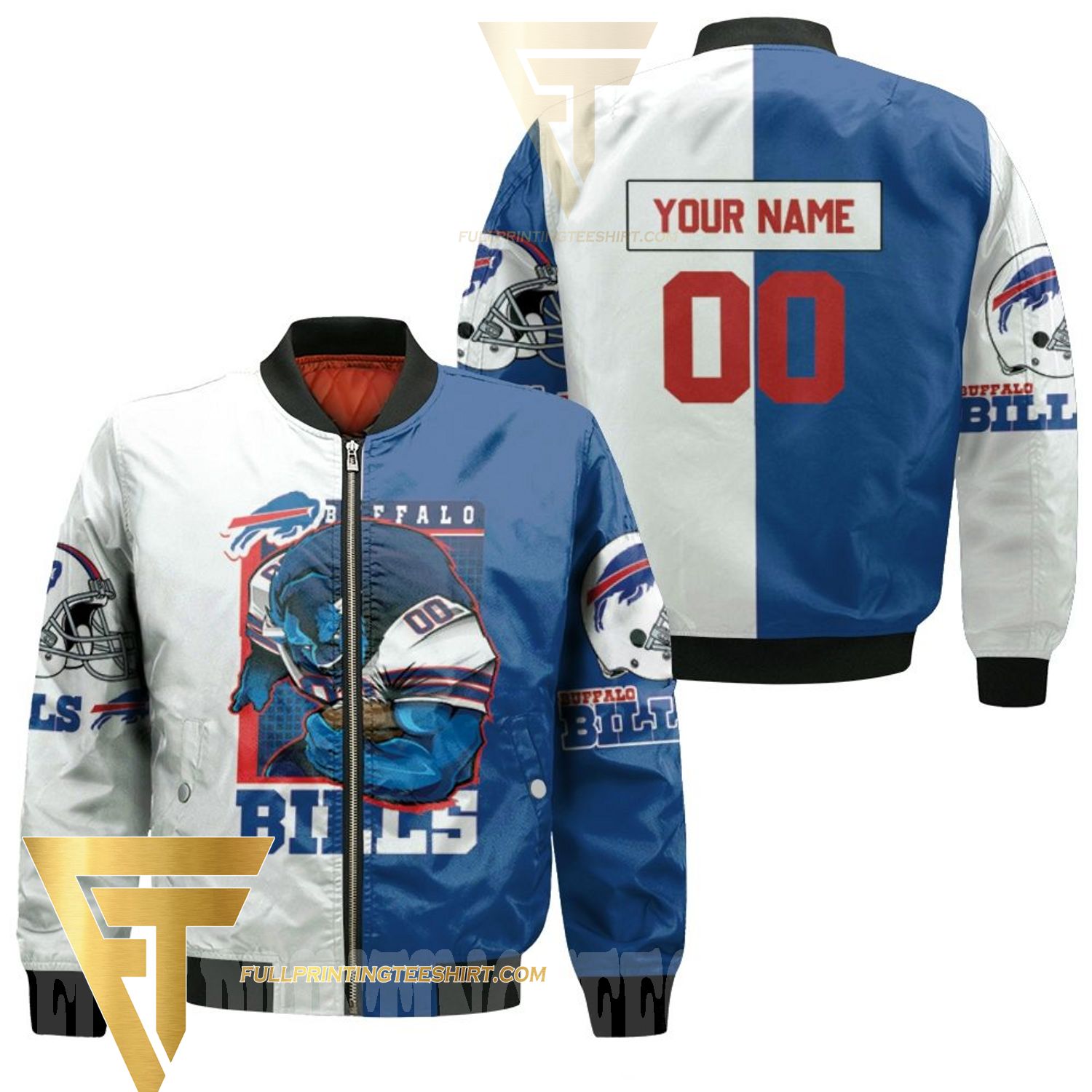 New-Buffalo-Bills-Mascot-2020-Afc-East-Champions-Personalized-Bomber-Jacket