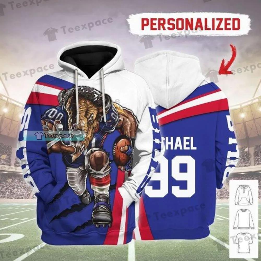 Personalized-Name-And-Number-Buffalo-Bills-Football-King-Bull-Hoodie_2