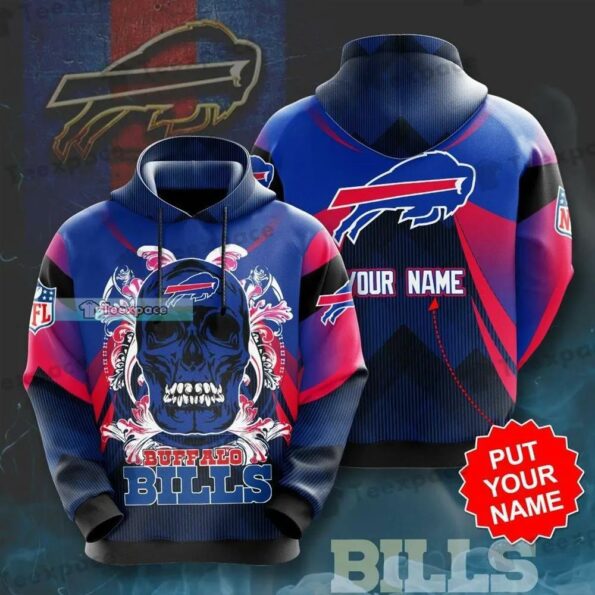 Personalized-Name-Buffalo-Bills-Floral-Skull-Pullover-3D-Hoodie_1