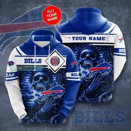 Personalized-Name-Buffalo-Bills-Skull-Pharaoh-Pullover-3D-Hoodie_1