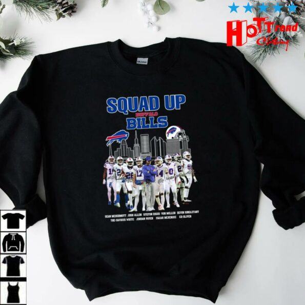 Squad-Up-Buffalo-Bills-nfl-Name-Player-Signatures-Shirt