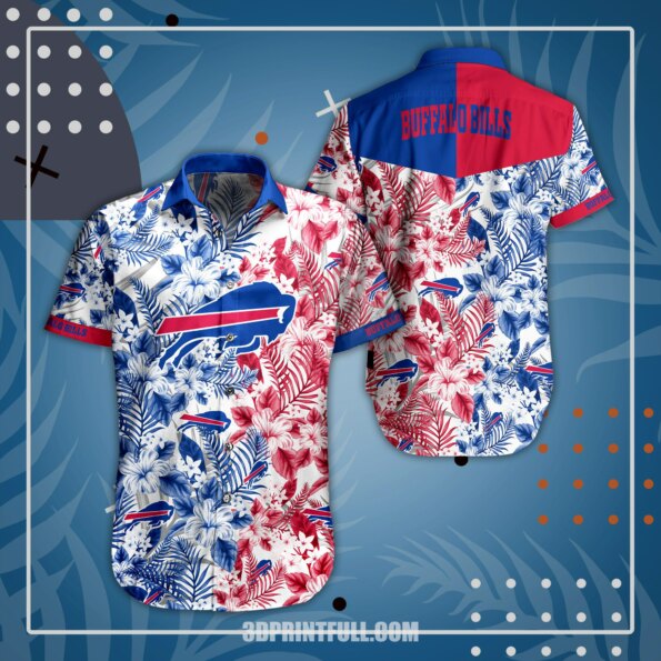 Stay-in-Fashion-with-Buffalo-Bills-Hawaiian-Shirts-Tropical-Flower-Edition-for-Men