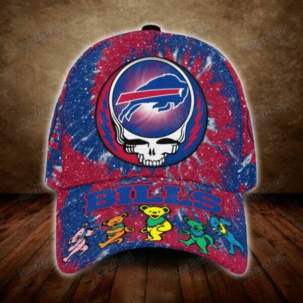 Buffalo-Bills-3D-Cap-NFL-Grateful-Dead-music-rock-BAND