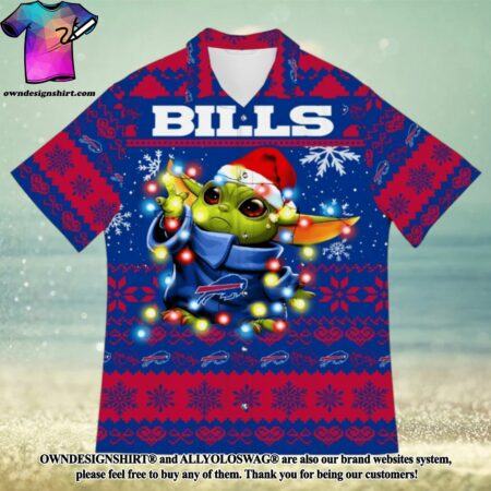 Buffalo-Bills-Baby-Yoda-Star-Wars-Sports-Football-Christmas-Pattern-3D-Hawaiian-Shirt