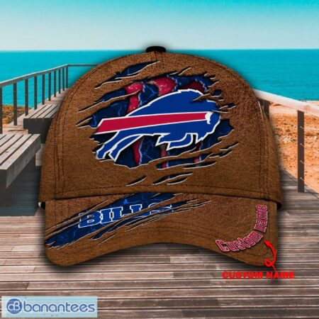 Buffalo-Bills-Custom-Name-Classic-3D-Cap-NFL-HUTING-Gift-For-fan