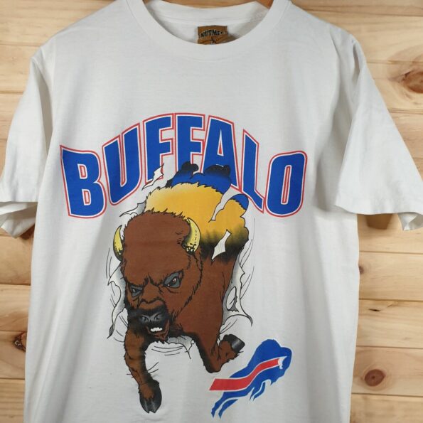 Buffalo-Bills-Graphic-Print-NFL-Vintage-Nutmeg-T-Shirt-Mens