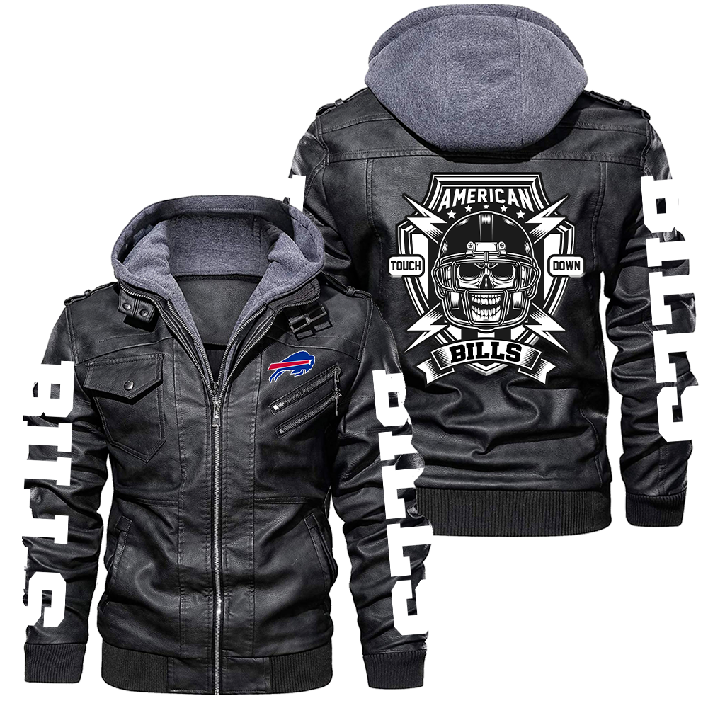 Buffalo-Bills-Leather-Jacket-Mens-Bomber-Vintage-Motorcycle-Coat-Winter-Jacket-black