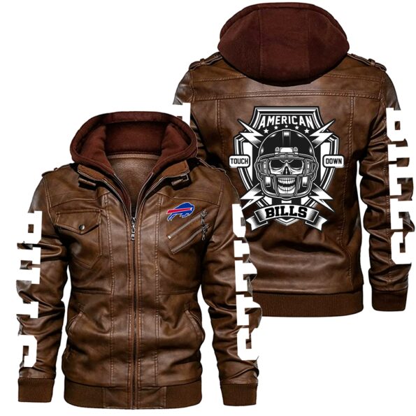 Buffalo-Bills-Leather-Jacket-Mens-Bomber-Vintage-Motorcycle-Coat-Winter-Jacket-brown