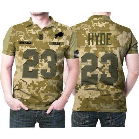 Buffalo-Bills-Micah-Hyde-23-Great-Player-Nfl-bills-polo-shirt-camo-pattern-Jersey-Gift-For-fan