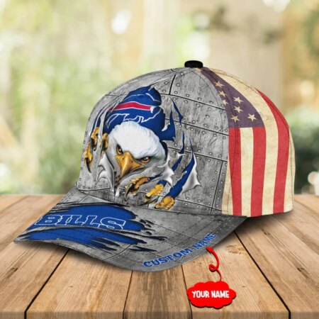 Buffalo-Bills-NFL-Cap-Personalized-name-metal-Eagle