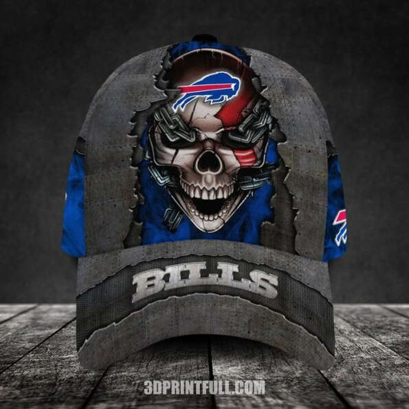 Buffalo-Bills-NFL-USA-Metal-skull-3D-Cap-custom-name-1