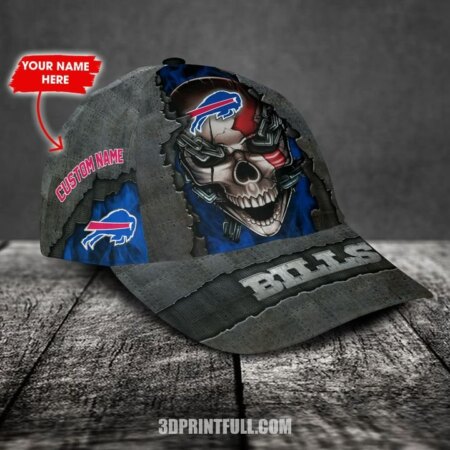 Buffalo-Bills-NFL-USA-Metal-skull-3D-Cap-custom-name