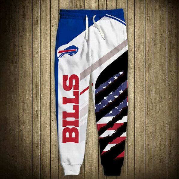 Buffalo-Bills-nfl-3D-Sweatpants-american-football-US-flag-custom-for-fan