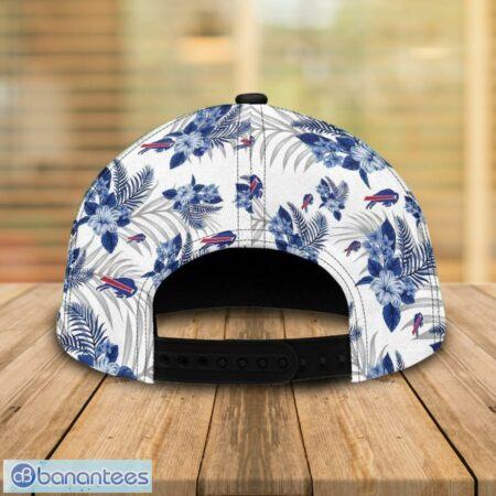 Custom-Name-NFL-Buffalo-Bills-Tropical-Flowers-Pattern-Printed-3D-Cap