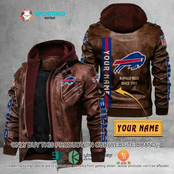 NEW-NFL-Buffalo-Bills-Since-1959-Custom-Name-hoodie-mens-Leather-Jacket-1
