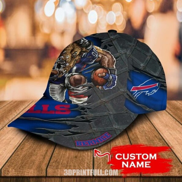 NFL-Buffalo-Bills-3D-Mascot-Cap-Classic-Custom-Name-1