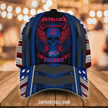 NFL-Buffalo-Bills-Metallica-3D-skull-Cap-Logo