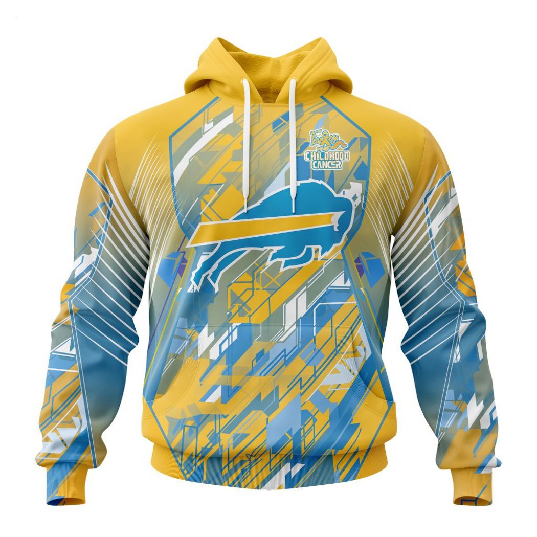 Personalized NFL Buffalo Bills Specialized Design Fearless Against Childhood Cancers Hoodie