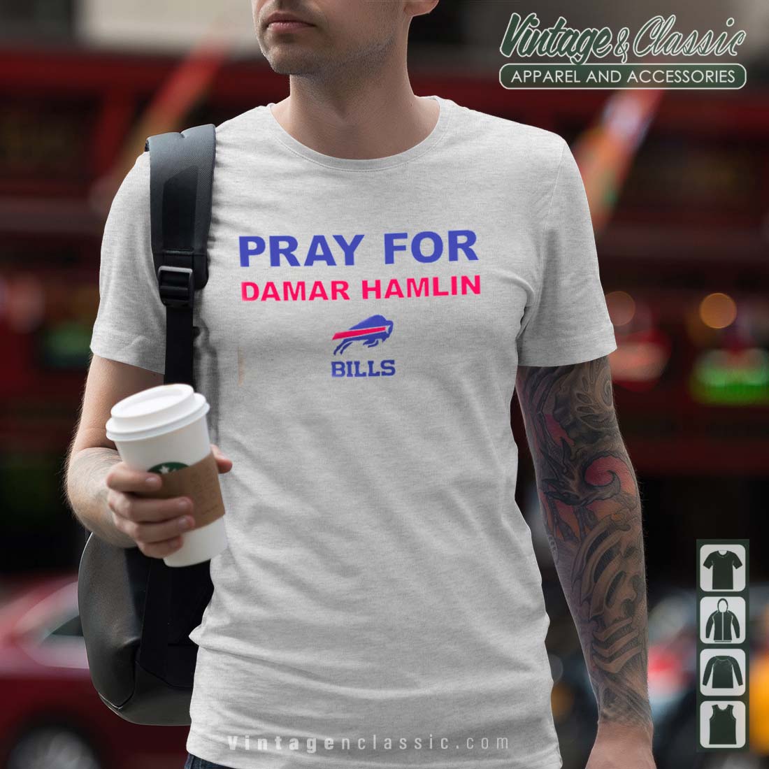 Pray-For-Damar-Hamlin-NFL-Buffalo-Bills-Shirt