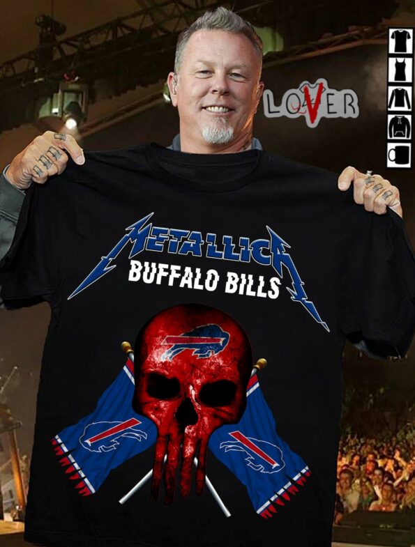 Skull-Metallica-Buffalo-Bills-NFLF-T-shirt