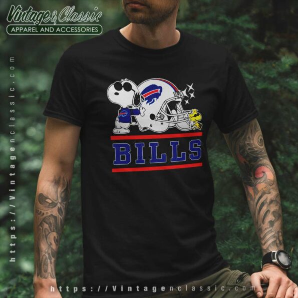 Snoopy-Joe-Cool-And-Woodstock-Buffalo-Bills-Shirt