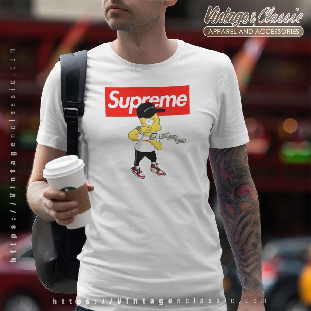 Supreme-Bart-Simpson-Rich-Lifestyle-Shirt