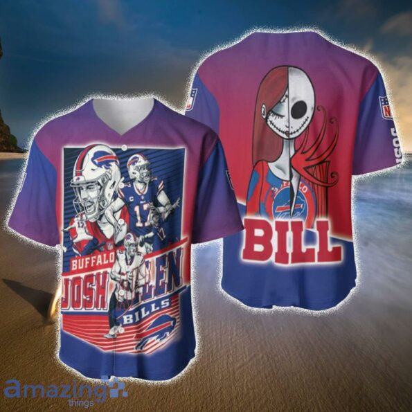 17-Josh-allen-Buffalo-Bills-NFL-Jack-Skellington-Sally-Baseball-Jerseys