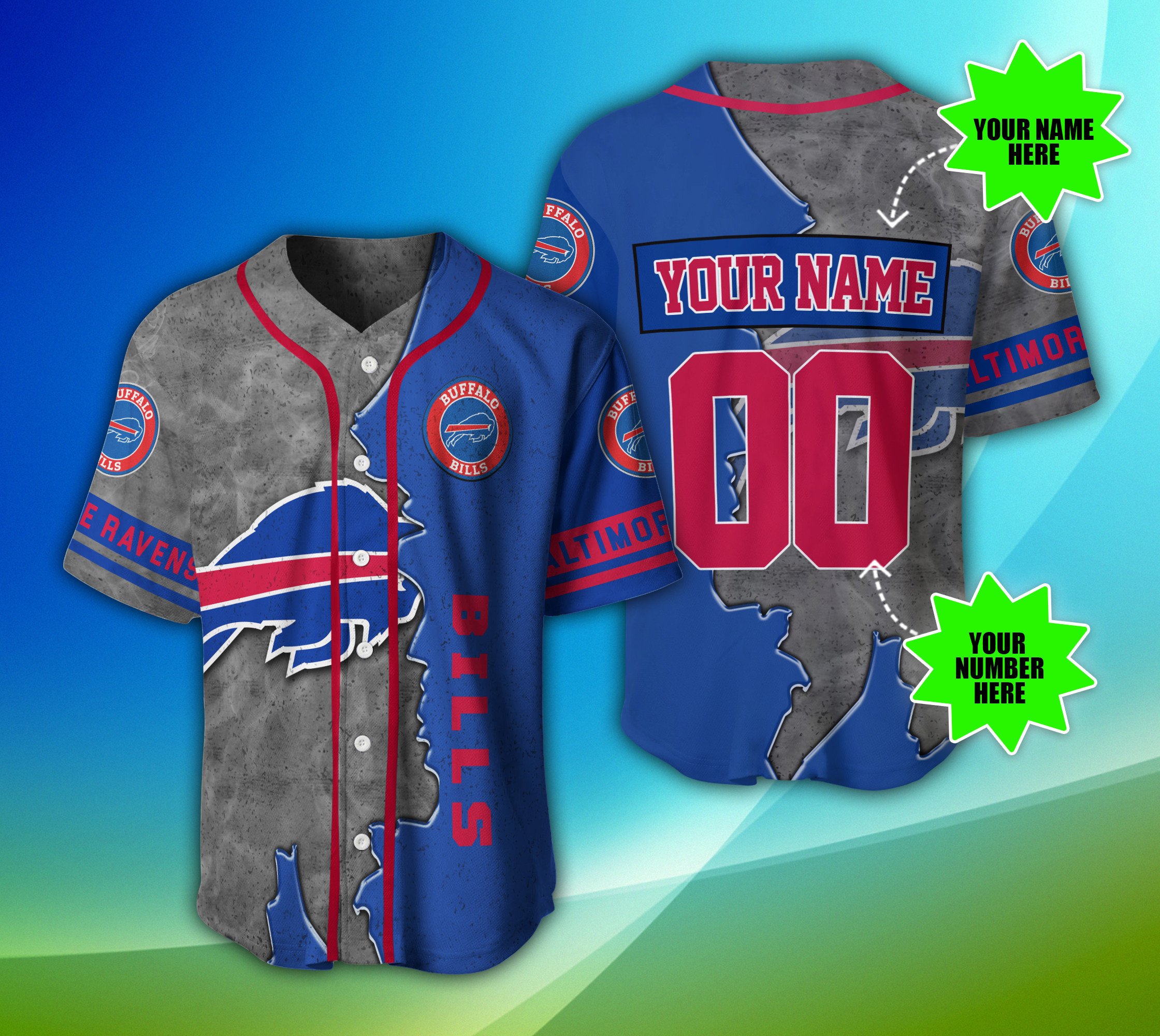 Buffalo-Bills-NFL-3D-Personalized-name-Baseball-Jersey-for-fan