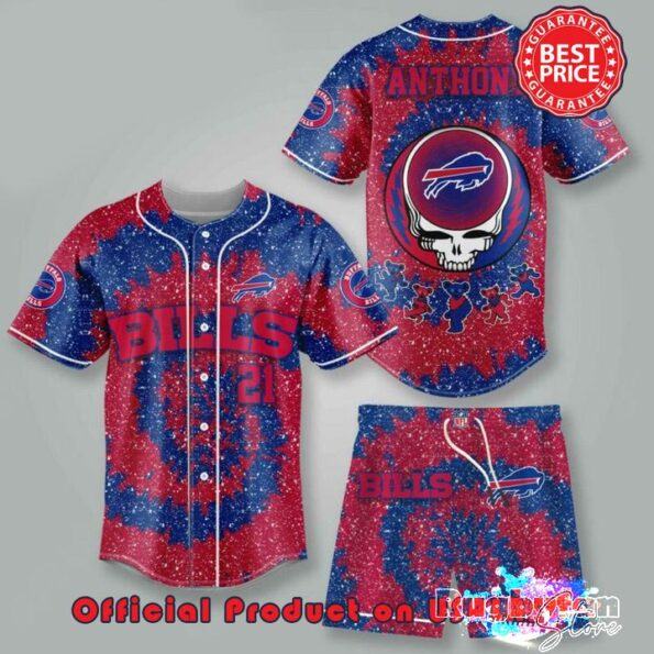 Buffalo-Bills-NFL-Grateful-Dead-3D-Personalized-Premium-Baseball-Jersey